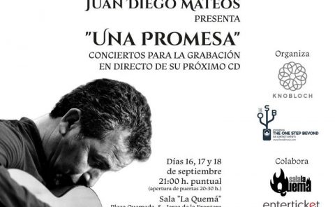 Juan Diego Mateos en Jerez (Conciertos para la grabación en directo de su próximo disco)