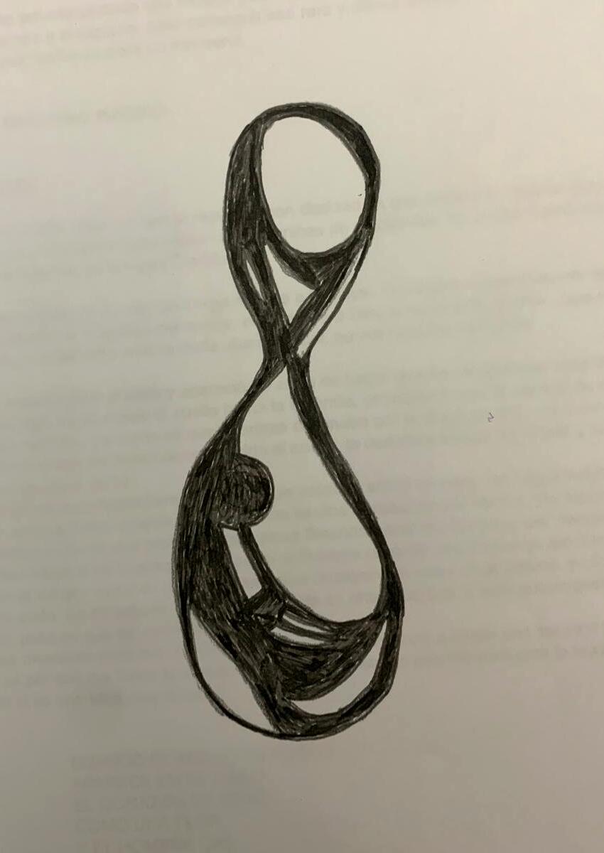 PULSO, dibujo original a lápiz de Juan Diego Mateos